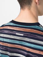Logo-Print Striped T-Shirt