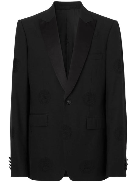 Oak Leaf Crest Jacquard Tuxedo Jacket