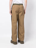 Double-Waistband Detail Trousers