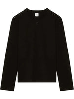 Logo-Patch Buttoned Jumper