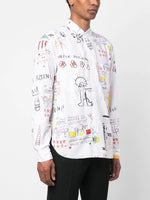 Graphic-Print Long-Sleeved Shirt