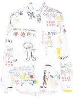 Graphic-Print Long-Sleeved Shirt