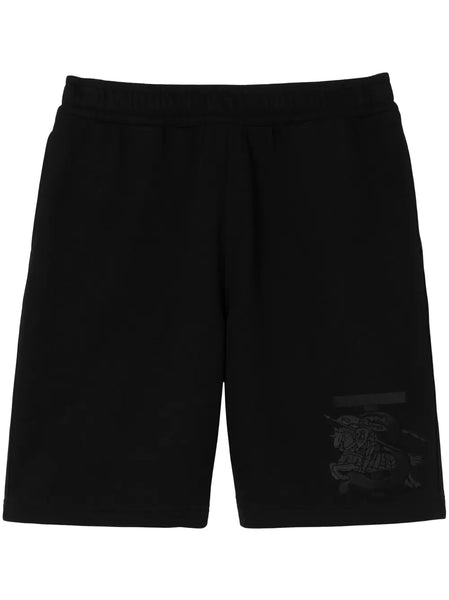 Logo-Embroidered Cotton Track Shorts