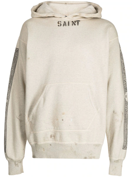 Graphic-Print Cotton Hoodie