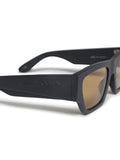 Angled Rectangle-Frame Sunglasses