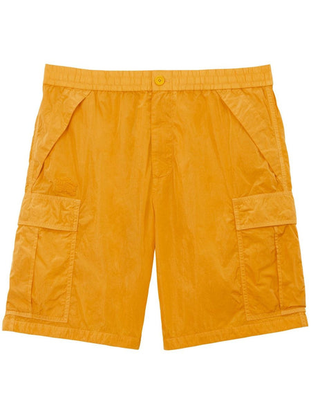 Elasticated-Waist Cargo Shorts