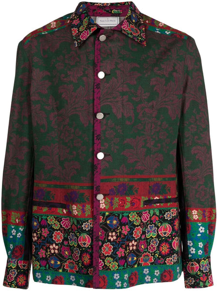Floral-Print Jacket