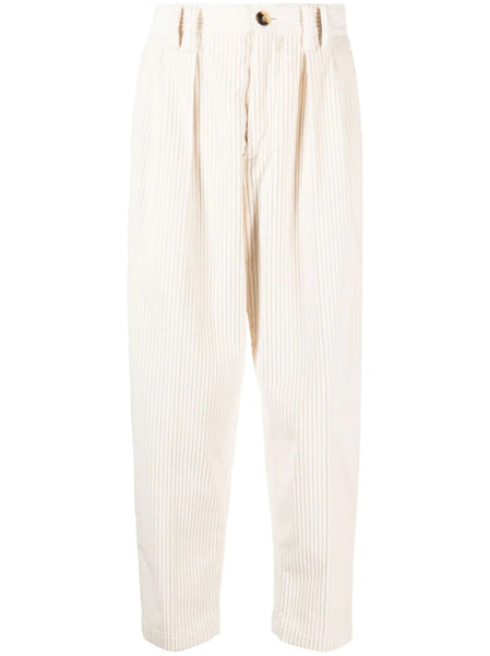 Corduroy Tapered Cotton Trousers