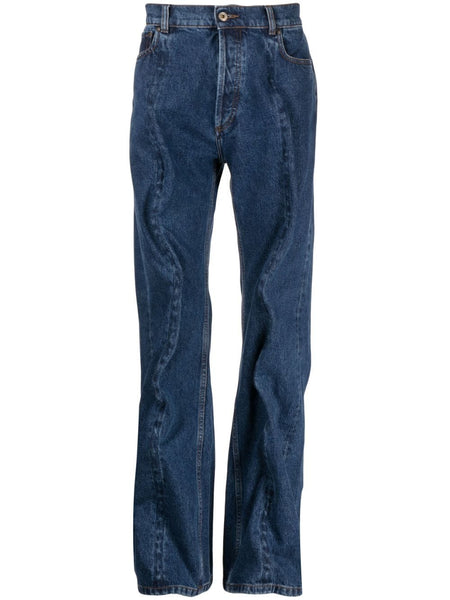 Wire Wide-Leg Cotton Jeans
