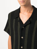 Almar Striped Terry-Cloth Shirt