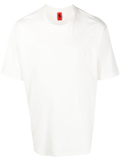 Embossed-Logo Cotton T-Shirt