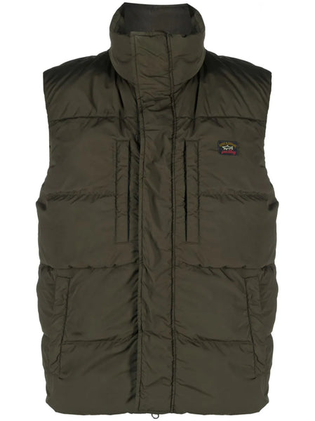 Logo-Patch Padded Gilet