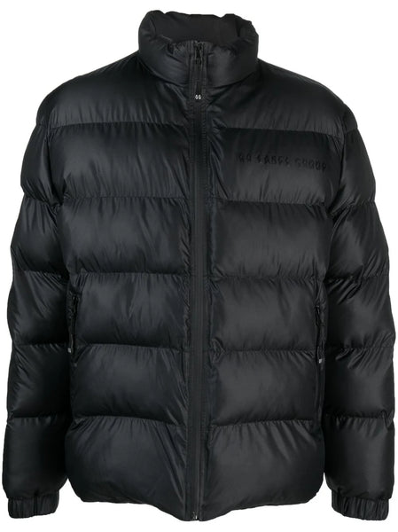 Logo-Flocked Padded Puffer Jacket