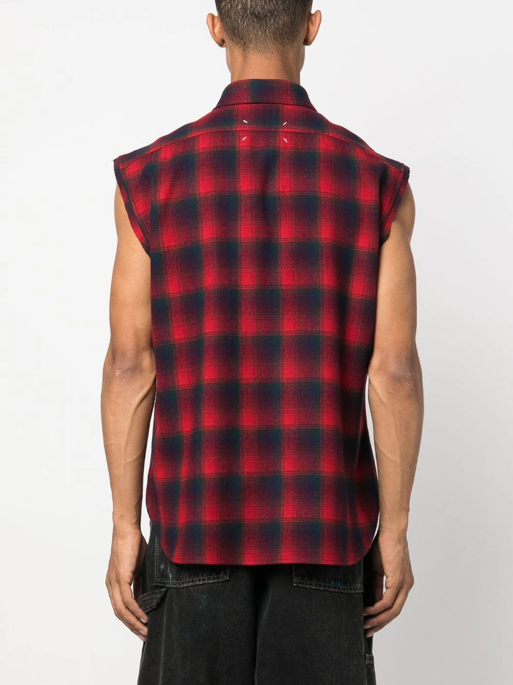 Pendleton Plaid Check-Print Sleeveless Shirt