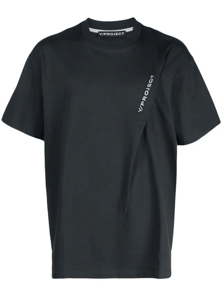 Logo-Embroidered Pinched T-Shirt