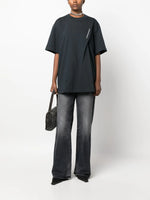 Logo-Embroidered Pinched T-Shirt