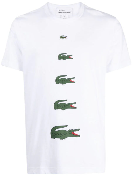 X Lacoste Logo-Print T-Shirt