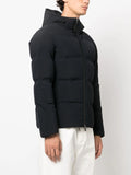 High-Neck Padded Hooded Jacket