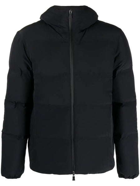 High-Neck Padded Hooded Jacket