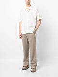 High-Rise Straight-Leg Trousers