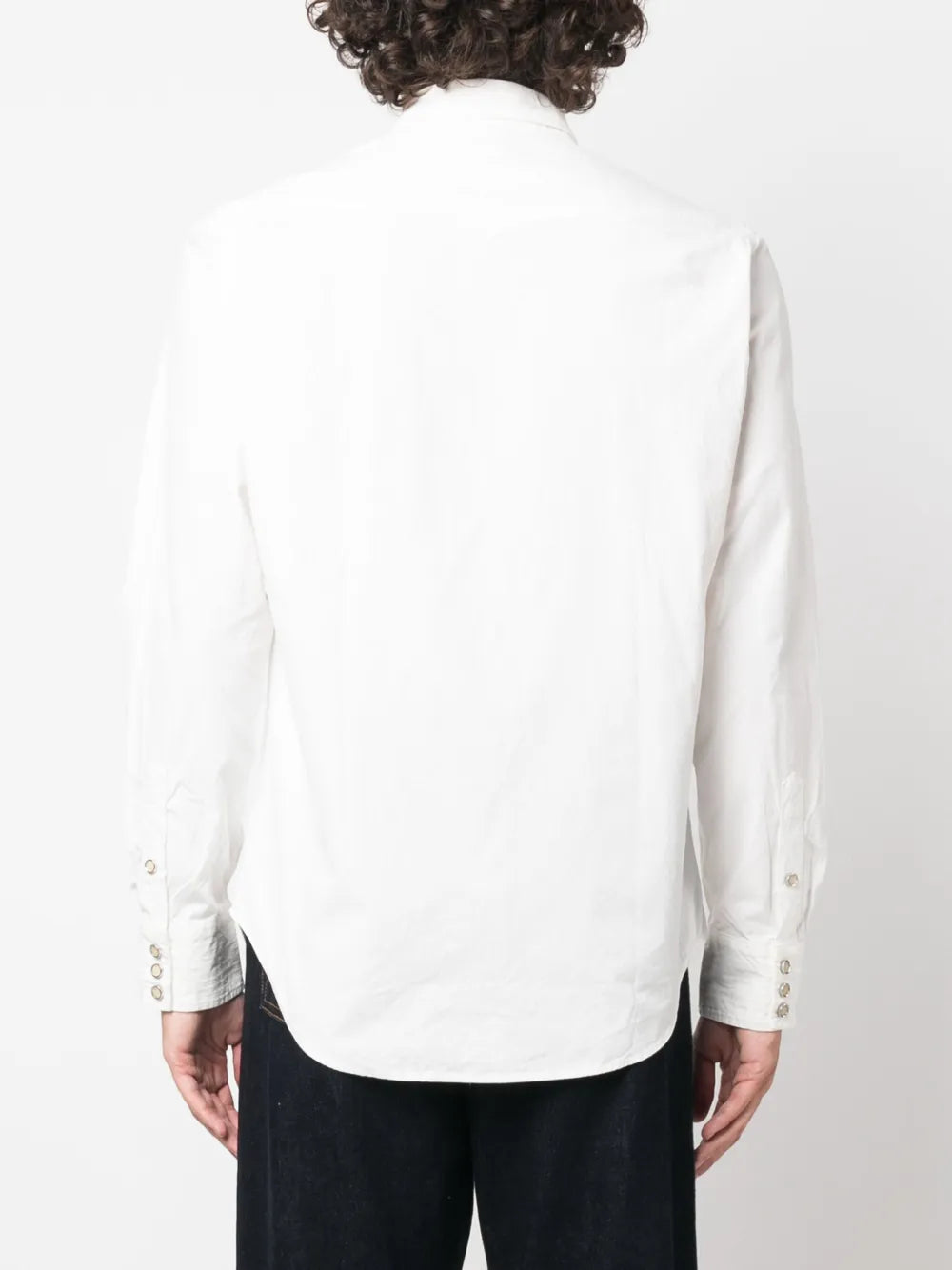 long-sleeve cotton shirt