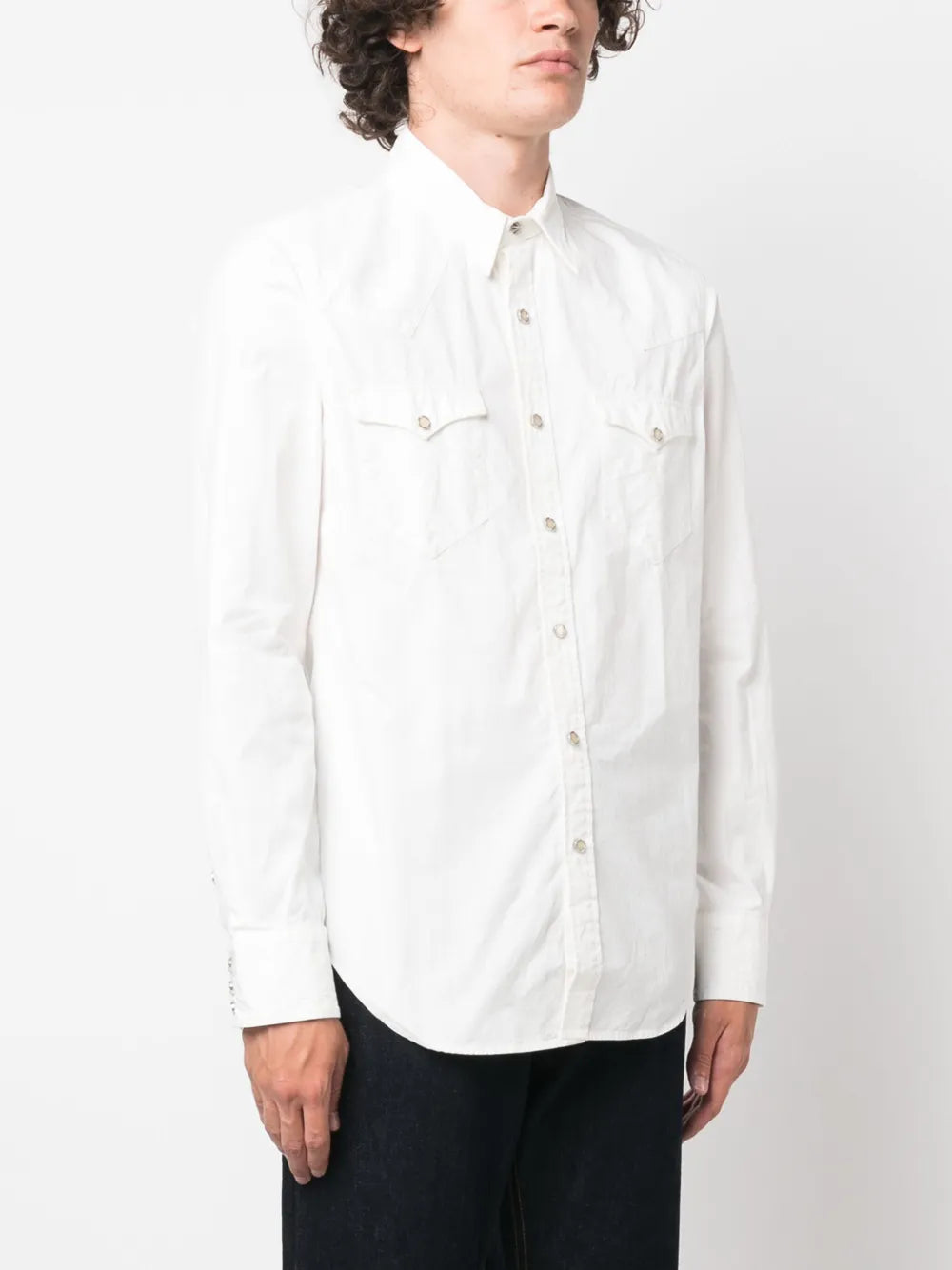 long-sleeve cotton shirt