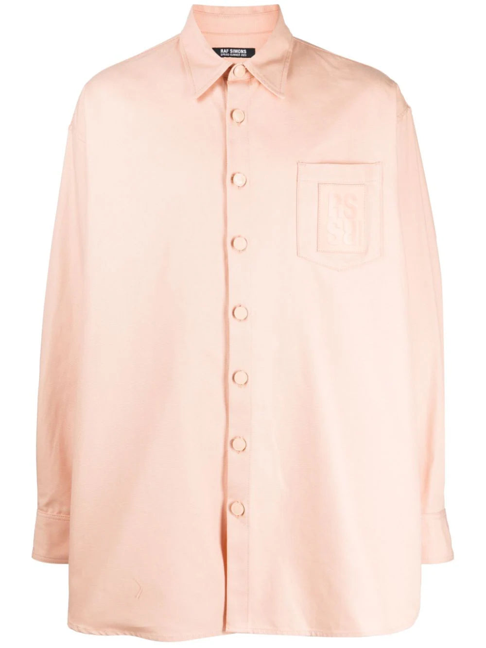 Logo-Patch Cotton Shirt