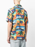 Sunset-Print Ecovero Shirt