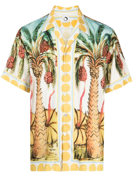 Date Palm Tree-Print Shirt