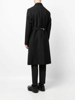 Single-Breasted Virgin-Wool Coat