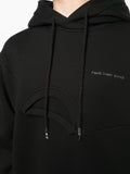 Logo Embroidered Layered Detail Hoodie