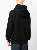 Logo Embroidered Layered Detail Hoodie