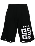 Logo-Print Cotton Track Shorts