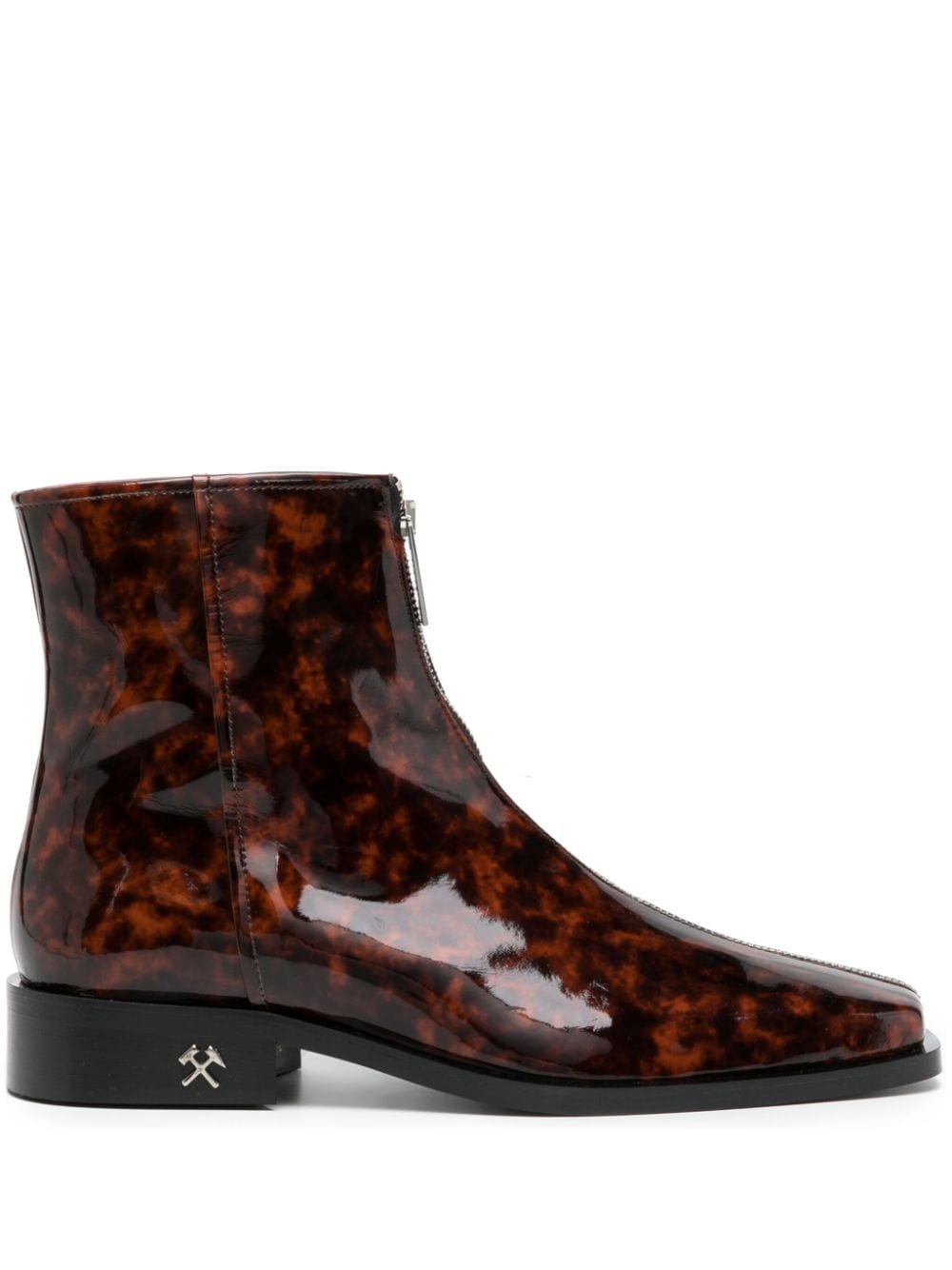 Adem Tortoiseshell Ankle Boots