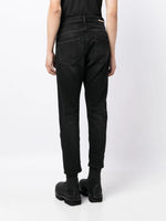 Tapered-Leg Cropped Jeans