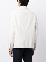 Buttoned Cotton Shirt Jacket