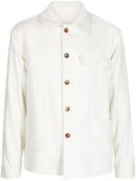 Buttoned Cotton Shirt Jacket
