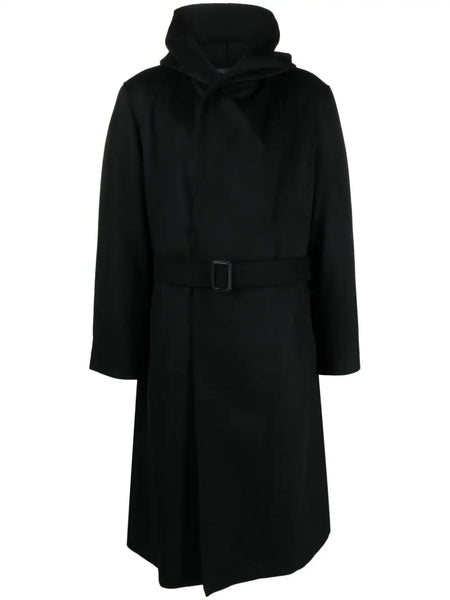 Hooded Belted Coat