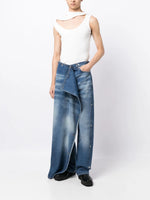 Detachable-Panel Jeans