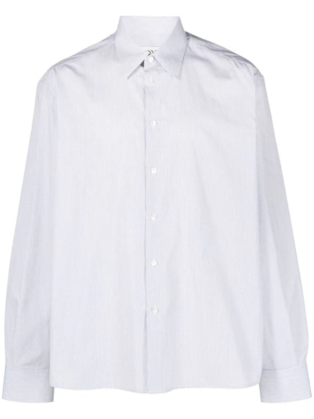 Pinstripe-Print Cotton Shirt