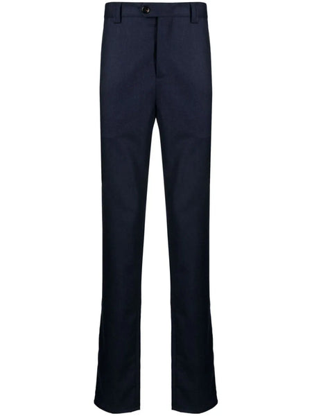 Straight Leg Wool Trousers