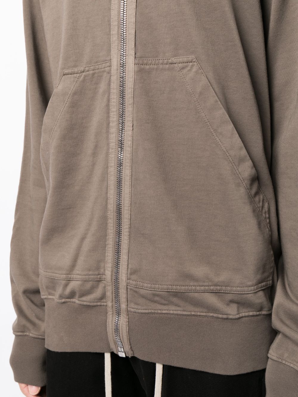 Zip-Up Hooded Cotton Jacket