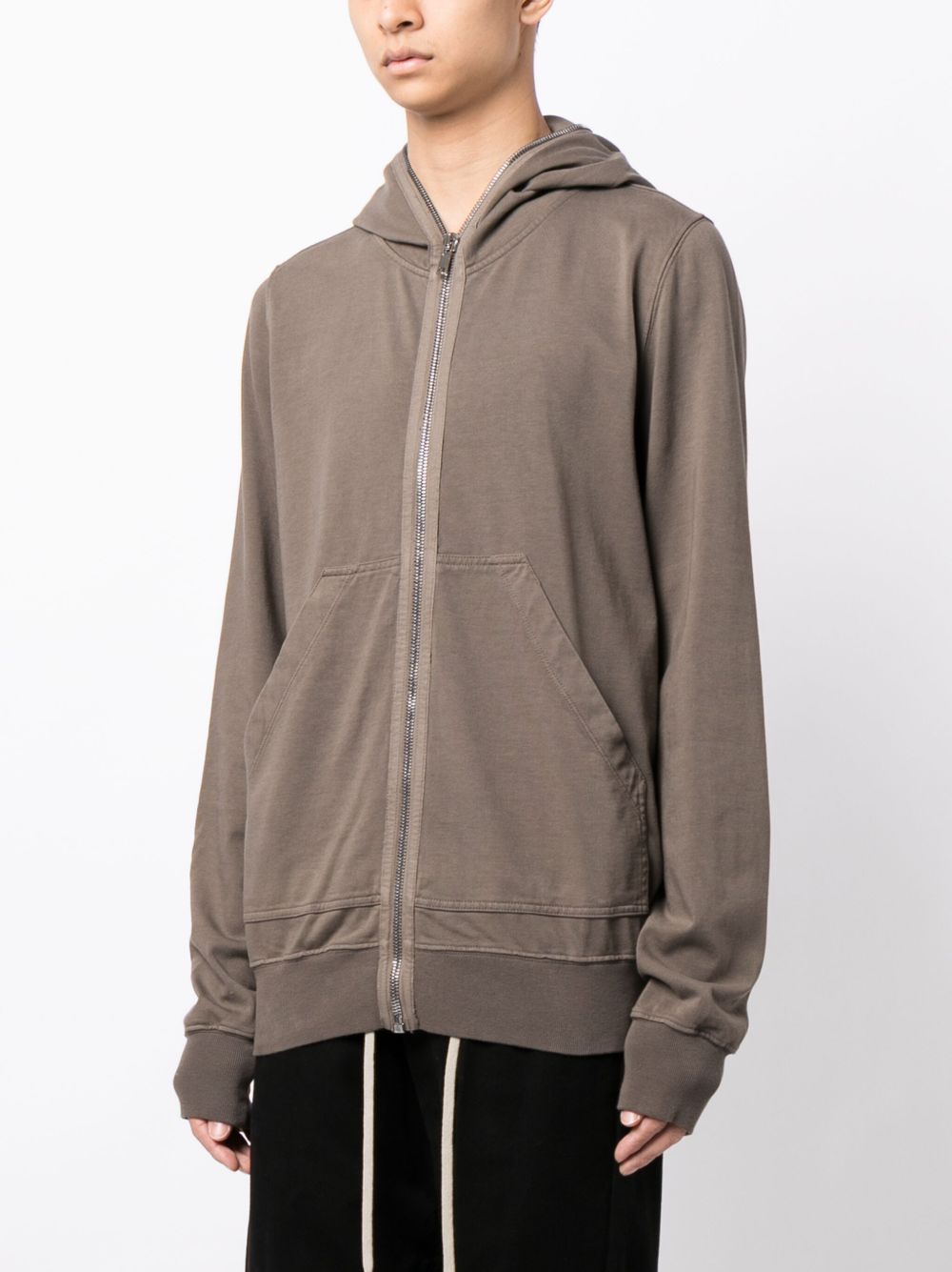 Zip-Up Hooded Cotton Jacket