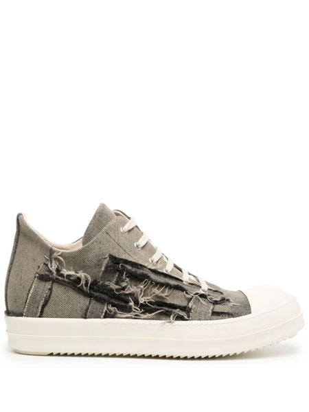Luxor Slashed Frayed-Trim Sneakers