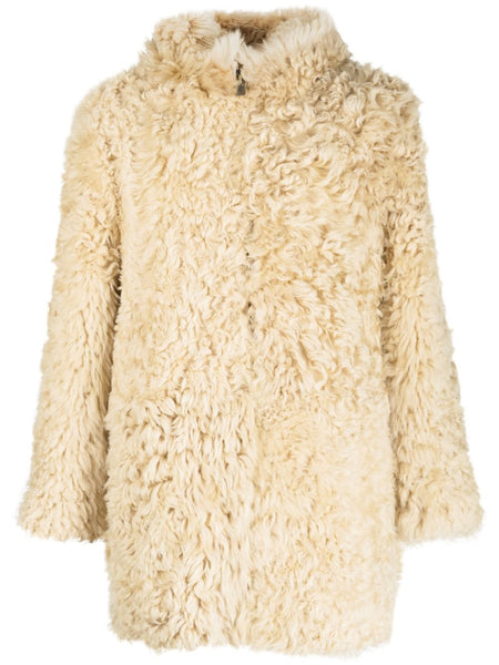 Faux-Fur Hooded Coat