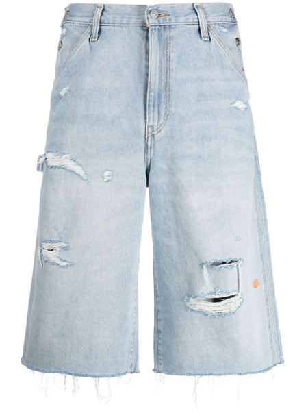X Levi's Knee-Length Denim Shorts