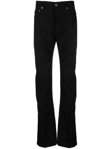 Mid-Rise Bootcut Trousers