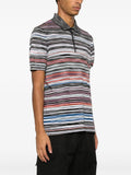 Striped Cotton Polo Shirt