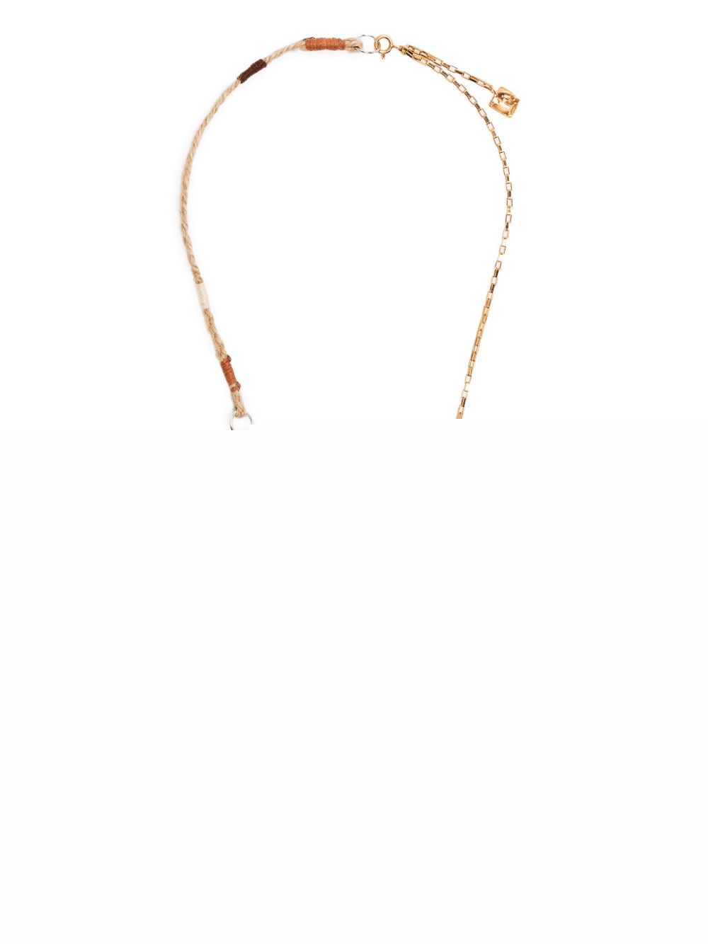 Statement-Pendant Anchor-Chain Necklace