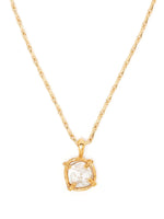 Gilded Medallion-Pendant Necklace